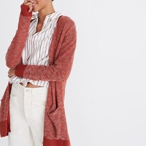 Madewell Summer Ryder Stripe Cardigan